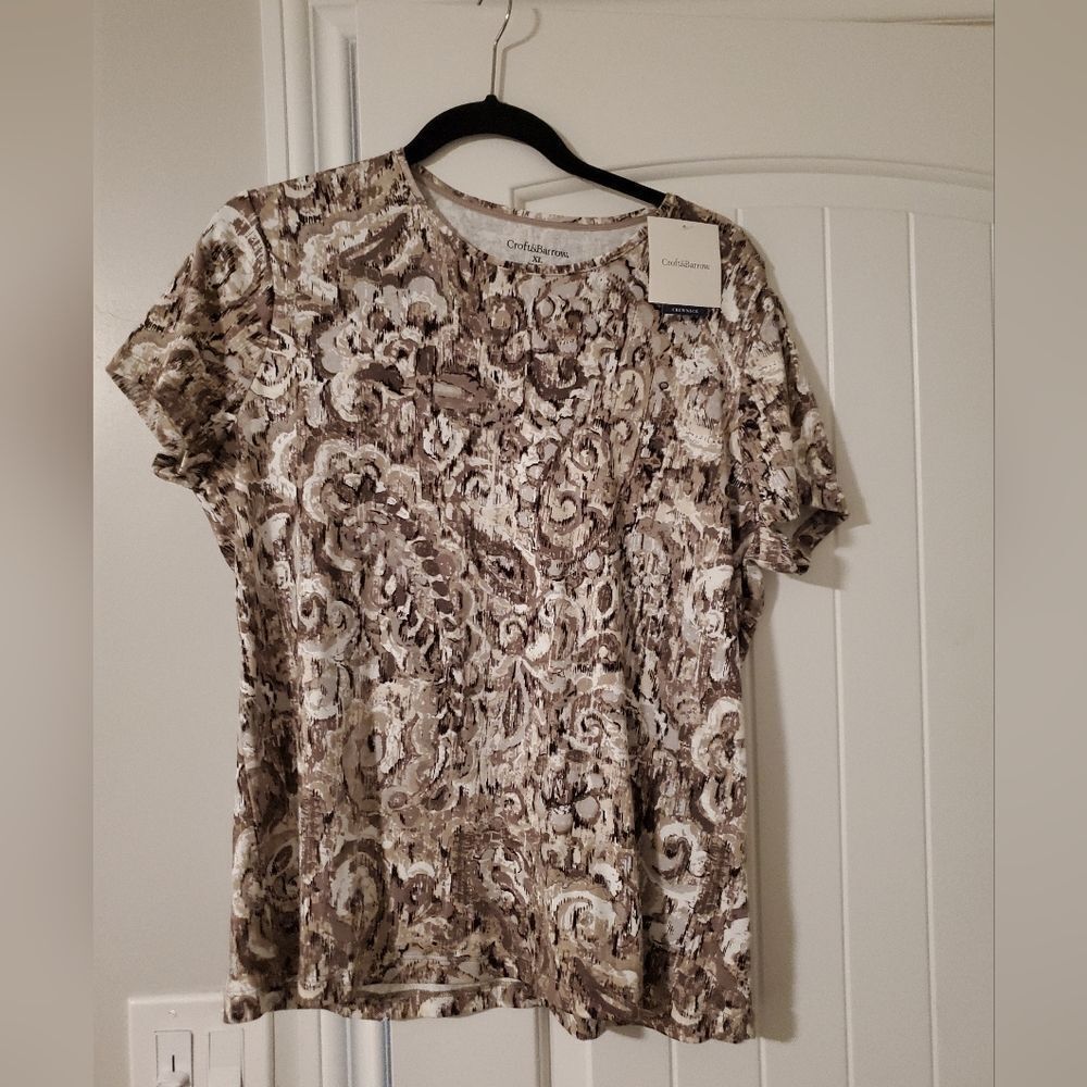 NWT Croft & Barrow Blouse Size XL